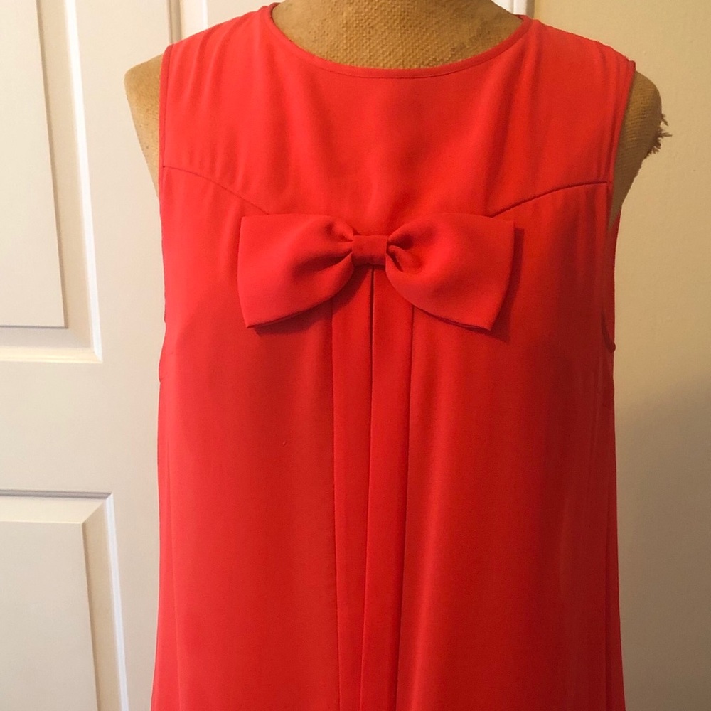 Ted Baker London Sew in Love dark coral dress